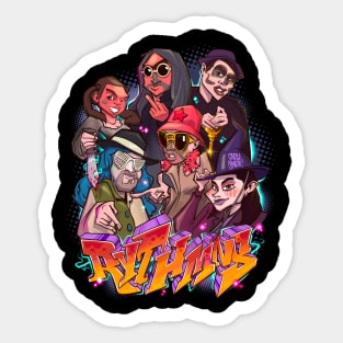 Rythmns by Zarkoner Sticker